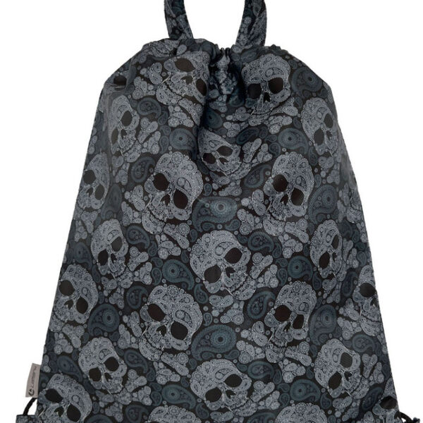 Cумка-рюкзак Lamark Fashion paisley/Модный узор, на шнурках, 34х42 cм, внутр. карман на молнии, ручка, застежка на груди