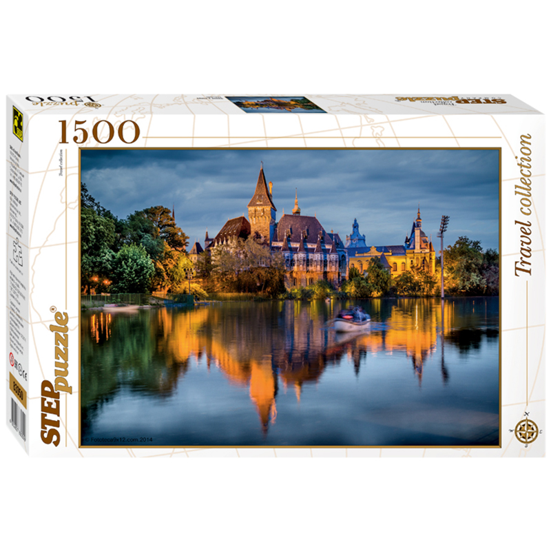 Пазл 1500 эл. Step Puzzle "Travel Collection. Замок у озера"