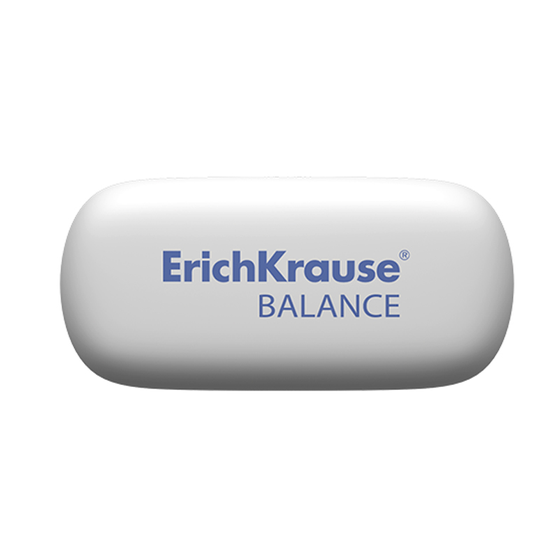 Ластик Erich Krause "Balance", овальный, термопластичная резина, 40*22*12мм