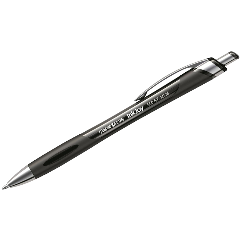 Ручка шариковая автоматическая "InkJoy" 550 RT, черная, 0,7мм, грип