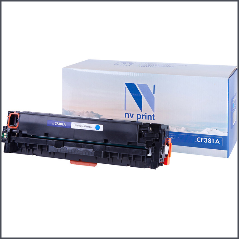 Картридж совм. NV Print CF381A синий для LaserJet Color Pro M476dn/M476dw/M476nw (2,7k)