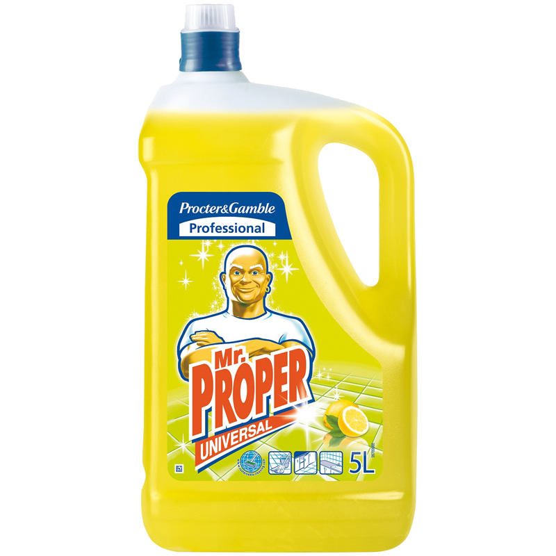 Средство для мытья полов и стен Mr.Proper "Лимон", канистра, 5л (ПОД ЗАКАЗ)