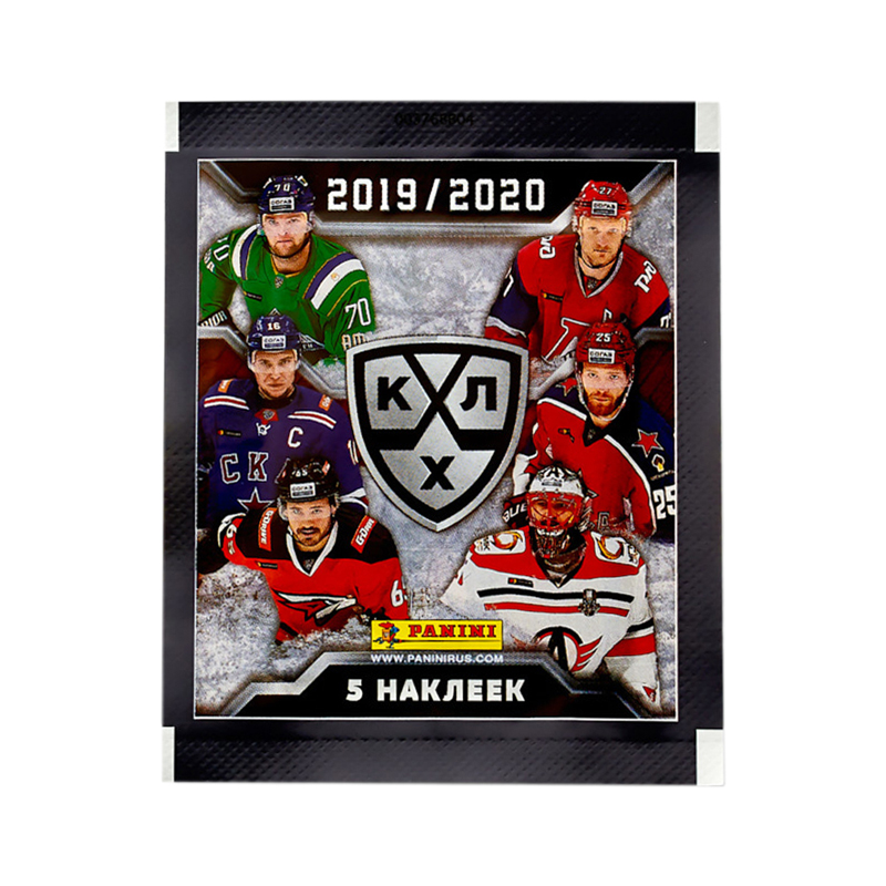 Наклейки Panini "КХЛ. Сезон 12 2019/2020", 5шт. в наборе, ассорти, пакет