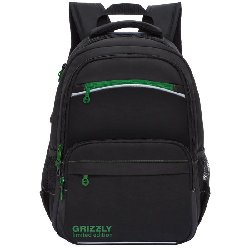 Рюкзак Grizzly, 28*39*19см, 2 отделения, 5 карманов, анатомическая спинка