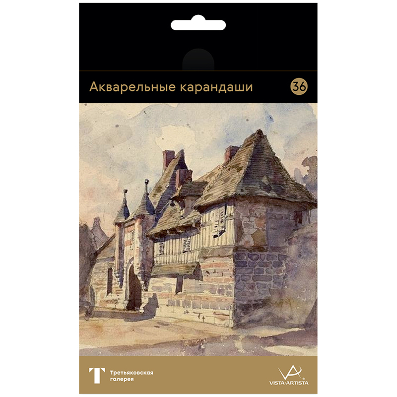 Карандаши акварельные Vista-Artista "Extra Fine. Поленов", 36цв., картон, европодвес