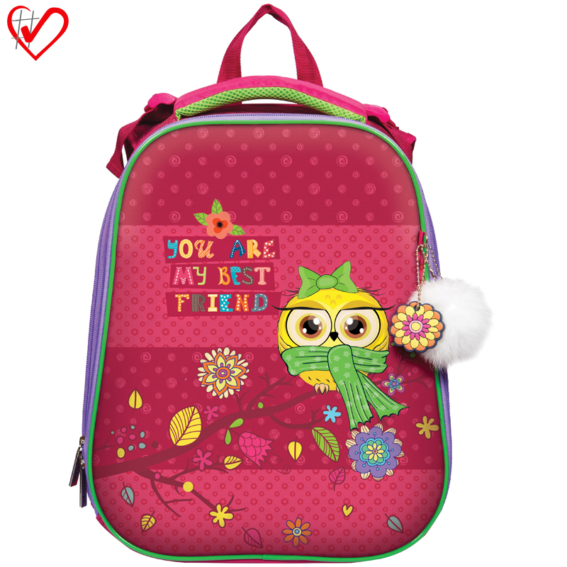 Ранец Berlingo Expert "Lovely owl" 37*29*18см, 2 отделения, анатомическая спинка