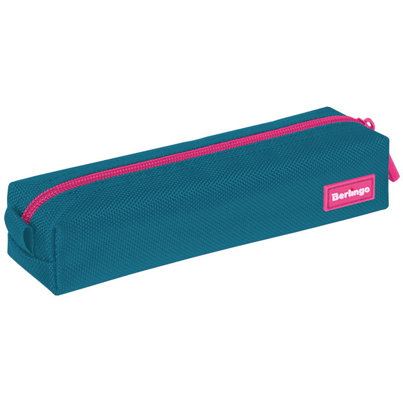 Пенал мягкий 195*50*40 Berlingo Color Zone "Blue-pink", полиэстер