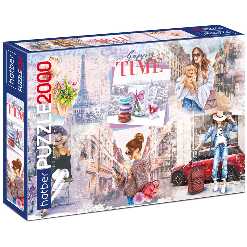 Пазл  2000 эл. Hatber Premium "Happy time"