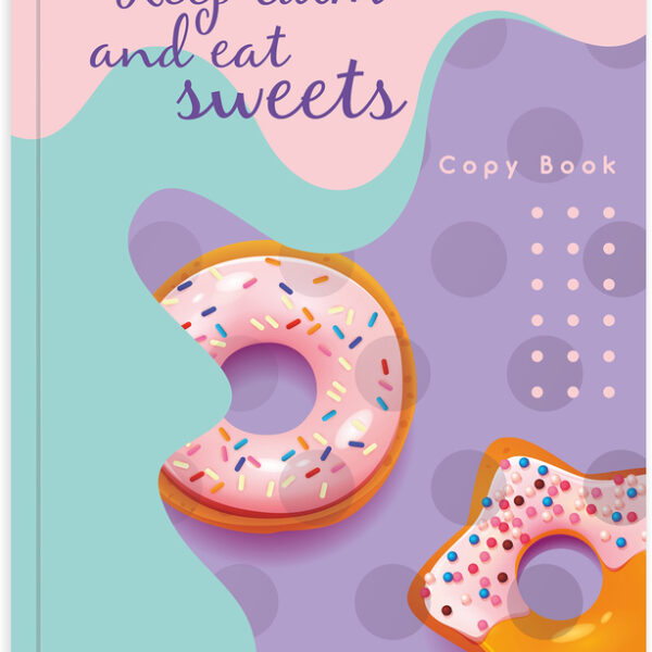 Тетрадь общая Lamark So Sweety/Так мило, А5, 80 л., на склейке, 148*193 мм, кремовый блок в точку, матовая ламинация, выб.лак