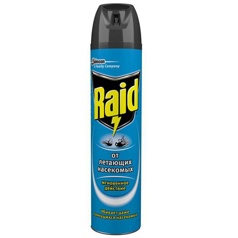 Аэрозоль от летающих насекомых Raid, 300мл