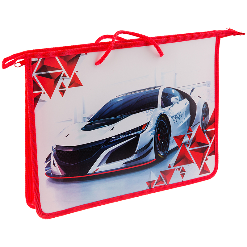 Папка с ручками А4 ArtSpace "Авто. Supercar", печать на пластике, 40мм