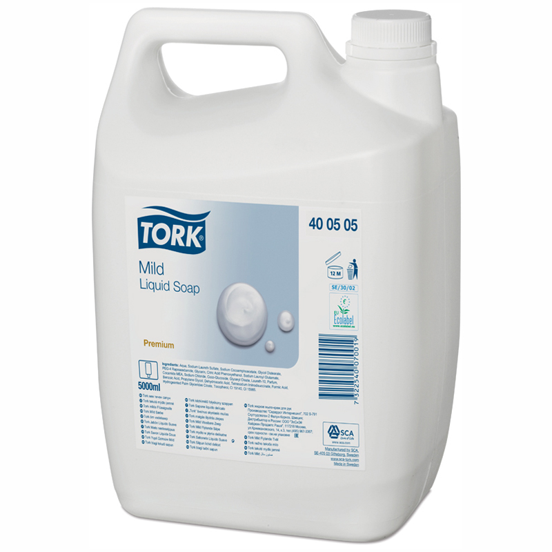 УЦЕНКА - Мыло-крем жидкое Tork "Premium", перламутровое, канистра, 5л
