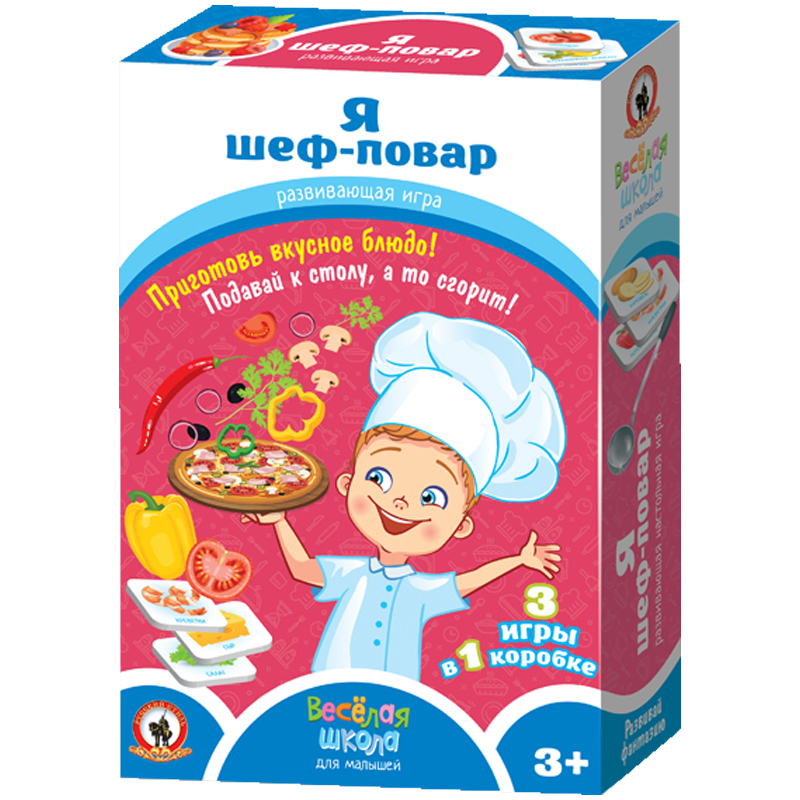 Игра настольная Русский стиль "Я шеф-повар", картонная коробка