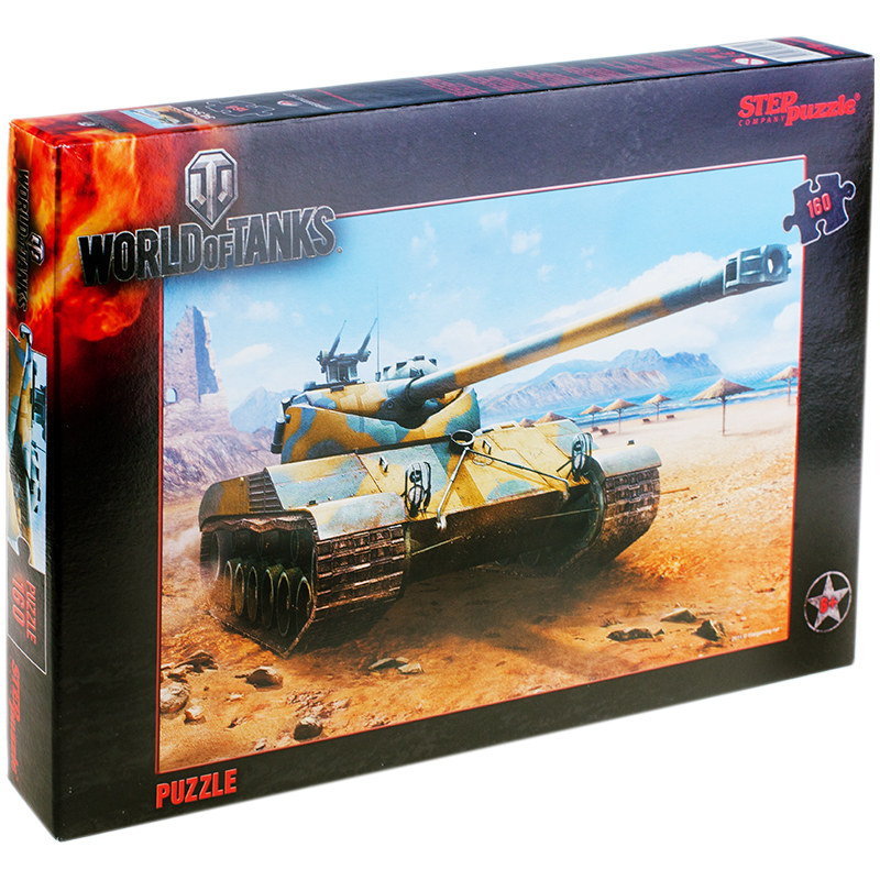 Пазл  160 эл. Step Puzzle "World of Tanks", картонная коробка