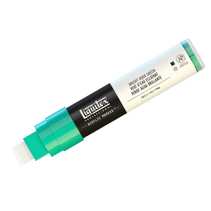 Маркер акриловый Liquitex "Paint marker Wide" 15мм, лазурный