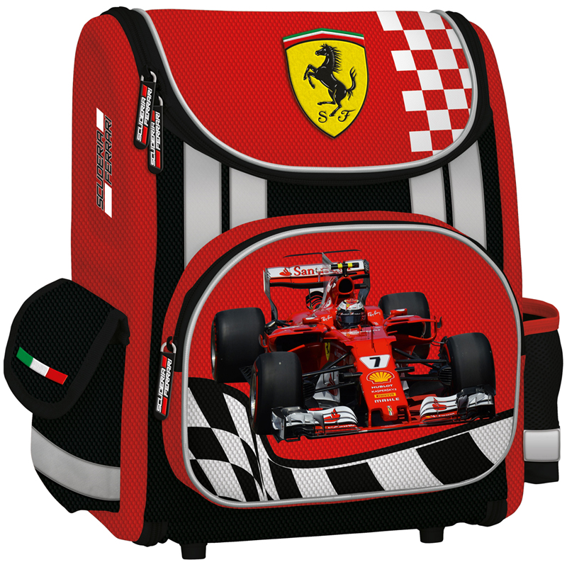 Ранец Академия Групп "Ferrari", 35*31*14см, 1 отделение, 3 кармана, эргономичная спинка