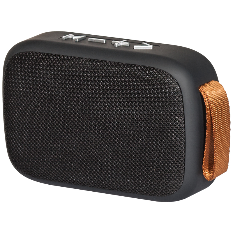 Колонка портативная Defender Enjoy S300, 1*3W, Bluetooth, FM, microSD, USB, часы, 300 мА*ч, черный