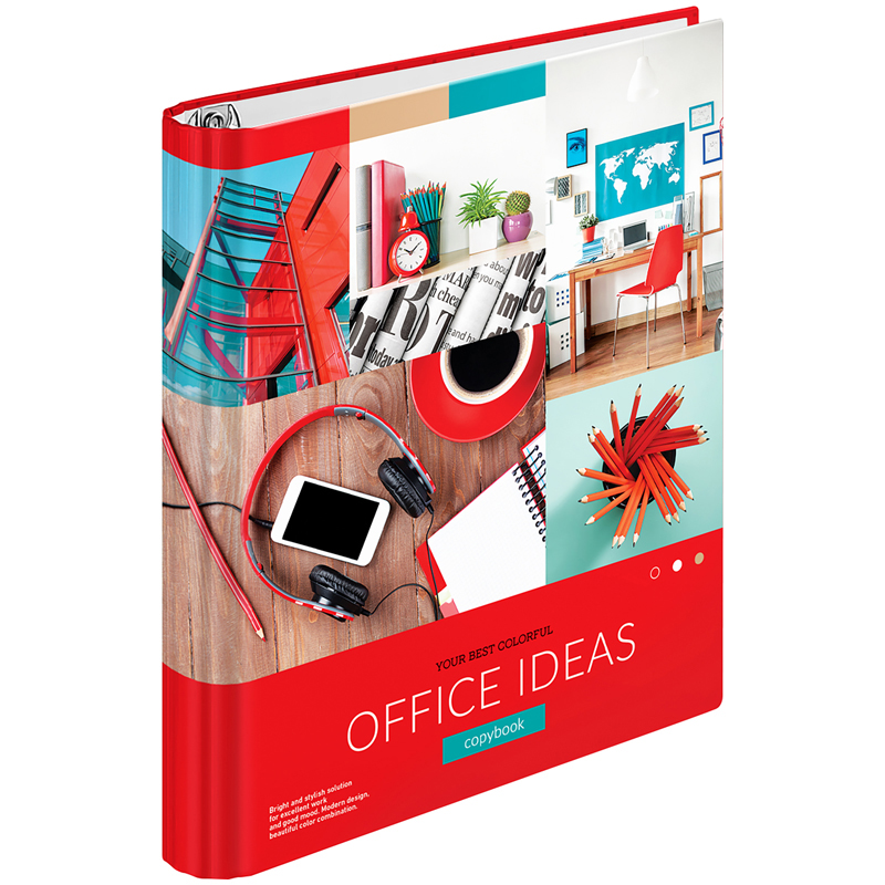Тетрадь на кольцах А5, 120л., 7БЦ, ArtSpace "Офис. Сolorful ideas", глянцевая ламинация