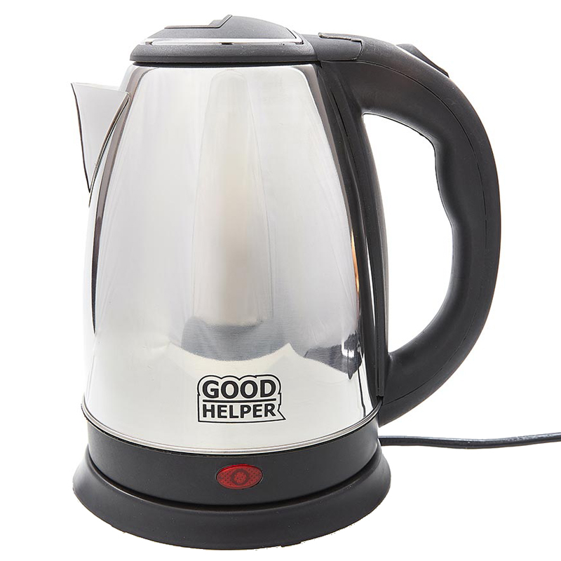Чайник электрический GoodHelper KS-18B02, 1,8л, 1500Вт, нержавеющая сталь