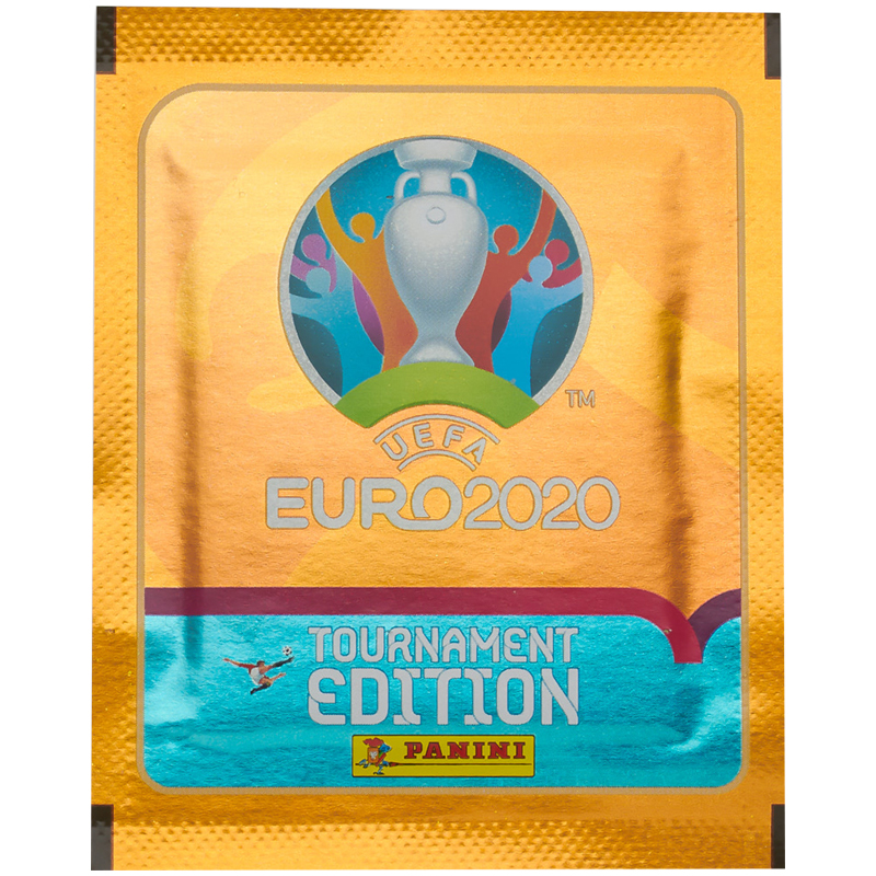 Наклейки Panini "EURO 2020", 5шт. в наборе, ассорти, пакет