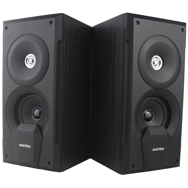 Колонки Smartbuy GIG 2*10W, деревянный корпус, черный