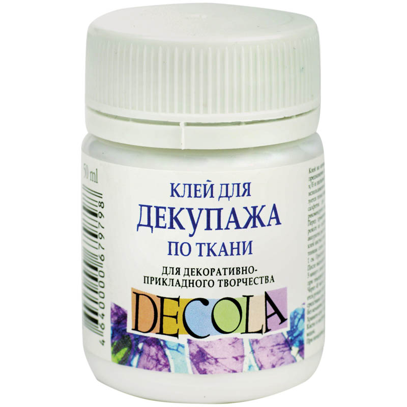 Клей для декупажа по ткани Decola, 50мл
