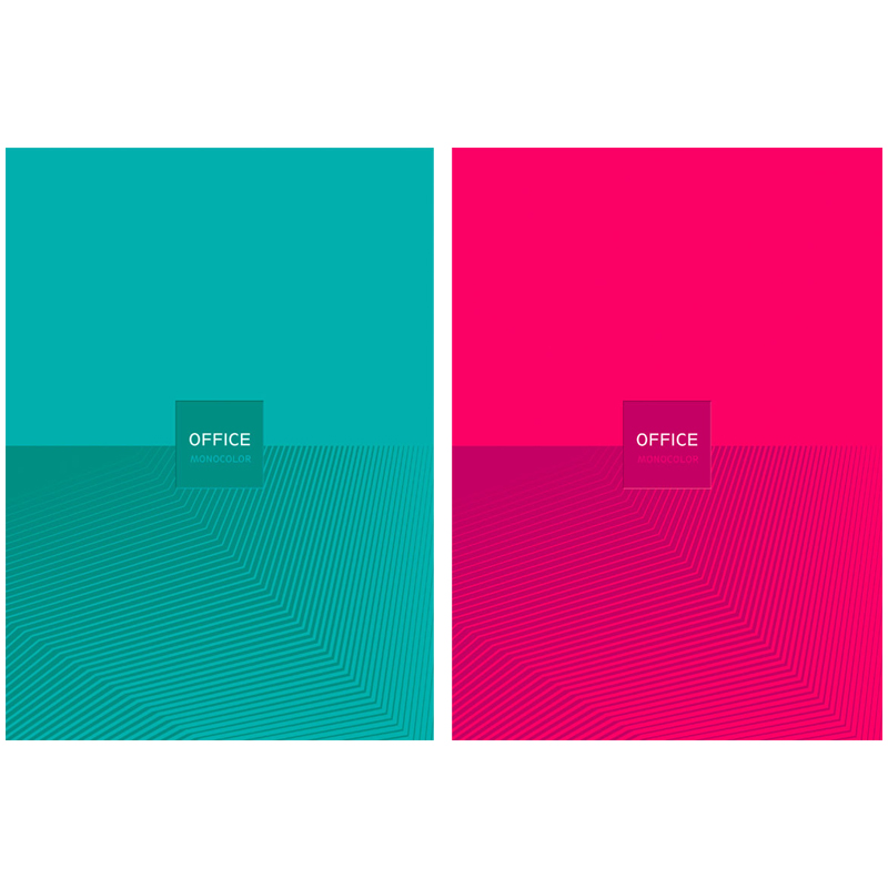 Бизнес-блокнот А4 120л. BG "Office color", матовая ламинация, 5-цвет. блок