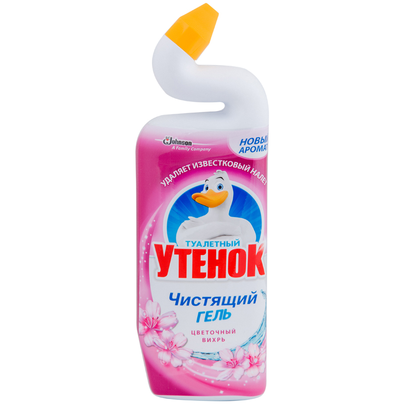 Средство для туалета Туалетный утенок "Цветочный вихрь", 750мл