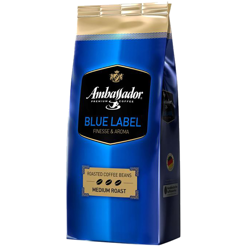Кофе в зернах Ambassador Blue Label, 1кг