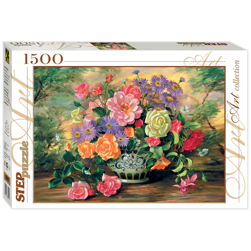 Пазл 1500 эл. Step Puzzle "Art Collection. Цветы в вазе"