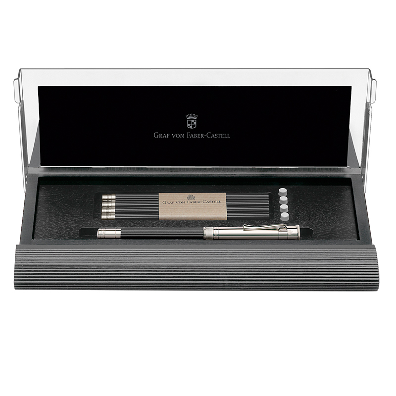 Набор карандашей ч/г Graf von Faber-Castell "Perfect Pencil black", 5шт., подар. уп.