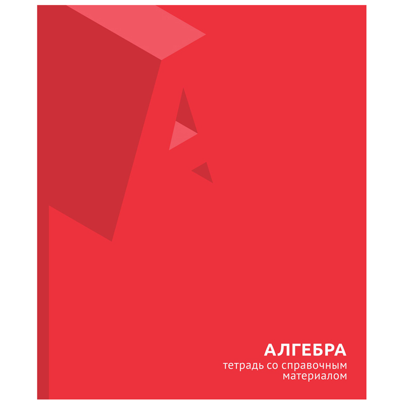 Тетрадь предметная 48л. BG "One touch" - Алгебра, выб.лак