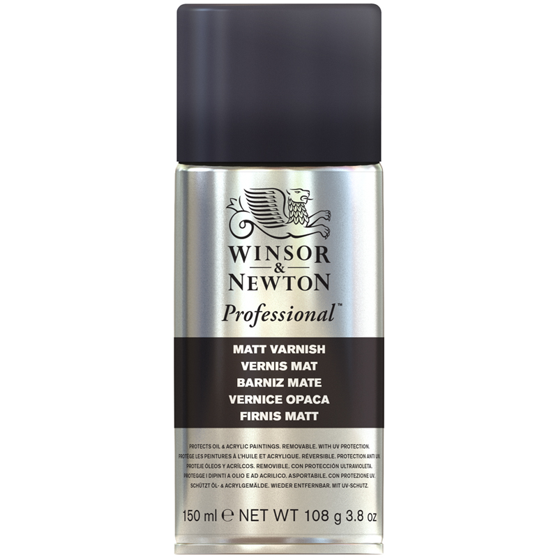 Лак художественный матовый Winsor&Newton "Professional", аэрозоль, 150мл