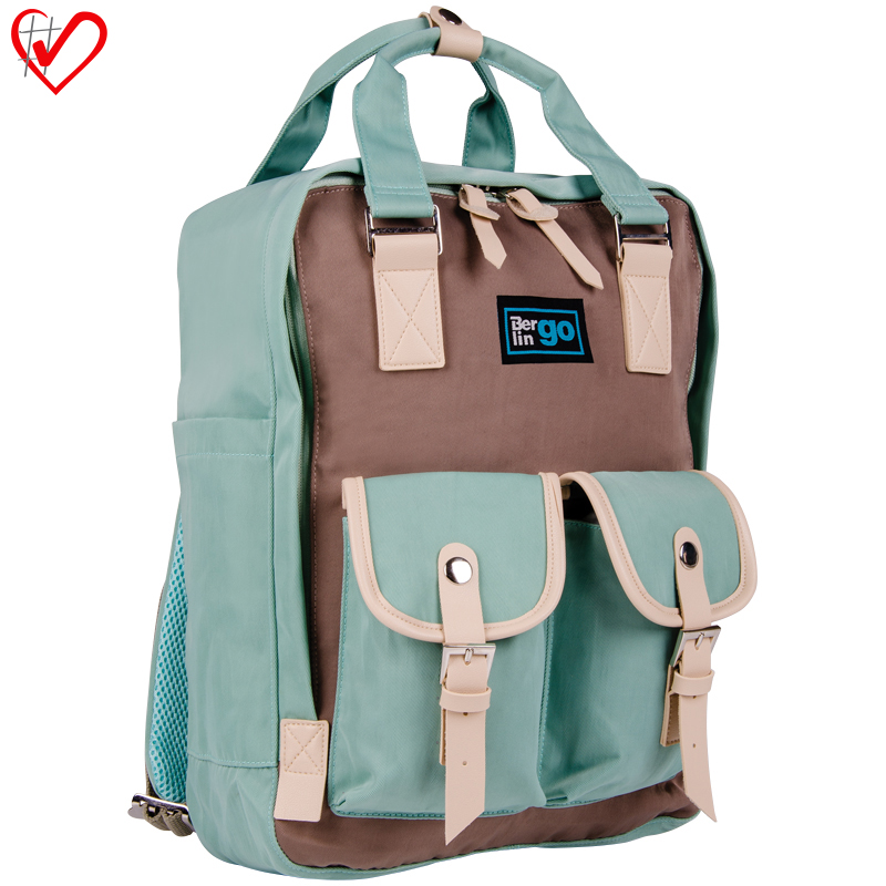 Рюкзак Berlingo Casual "Fashion Tiffany" 37*26*16см, 1 отделение, 3 кармана, уплотненная спинка