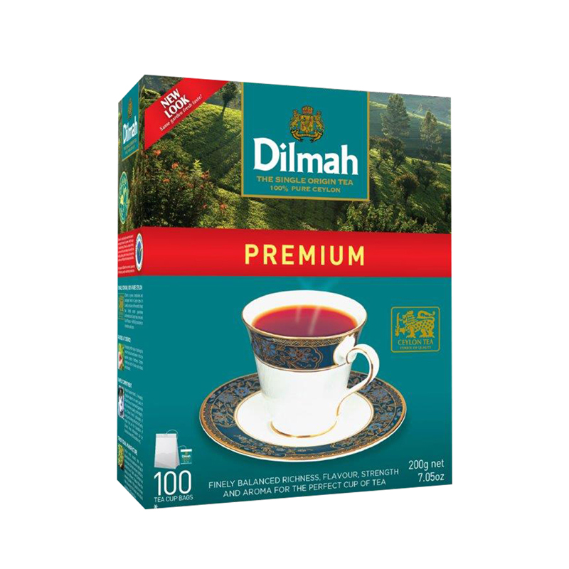 Чай Dilmah "Цейлонский", черный, 100 пакетиков по 2г