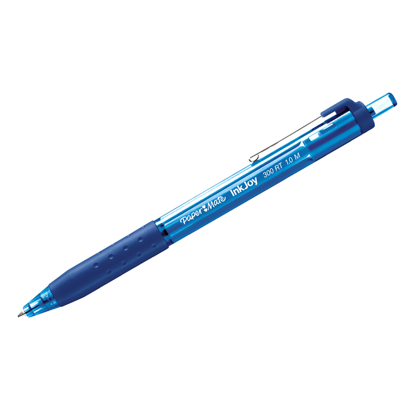 Ручка шариковая автоматическая Paper Mate "InkJoy" 300 RT синяя, 1,0мм, грип