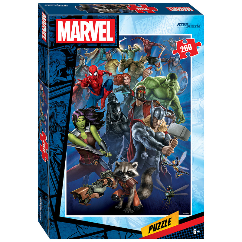 Пазл  260 эл. Step Puzzle "Marvel (new)"