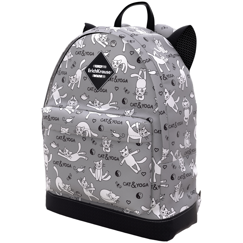 Рюкзак Erich Krause EasyLine "Animals. Cat`s yoga" 40*29*13см, 1 отделение, 1 карман