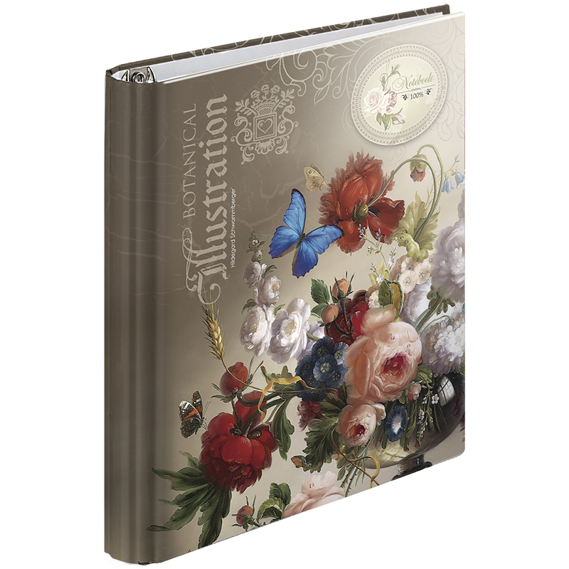Тетрадь на кольцах А5, 120л., 7БЦ, ArtSpace "FLOWERS"