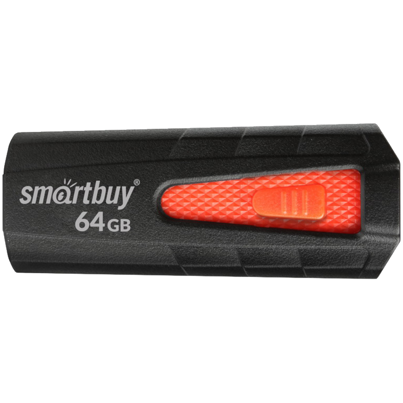 Память Smart Buy "Iron"  64GB, USB 3.0 Flash Drive, красный, черный