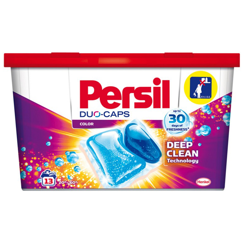 Капсулы для машинной стирки Persil  DUO-CAPS Color, 14шт.