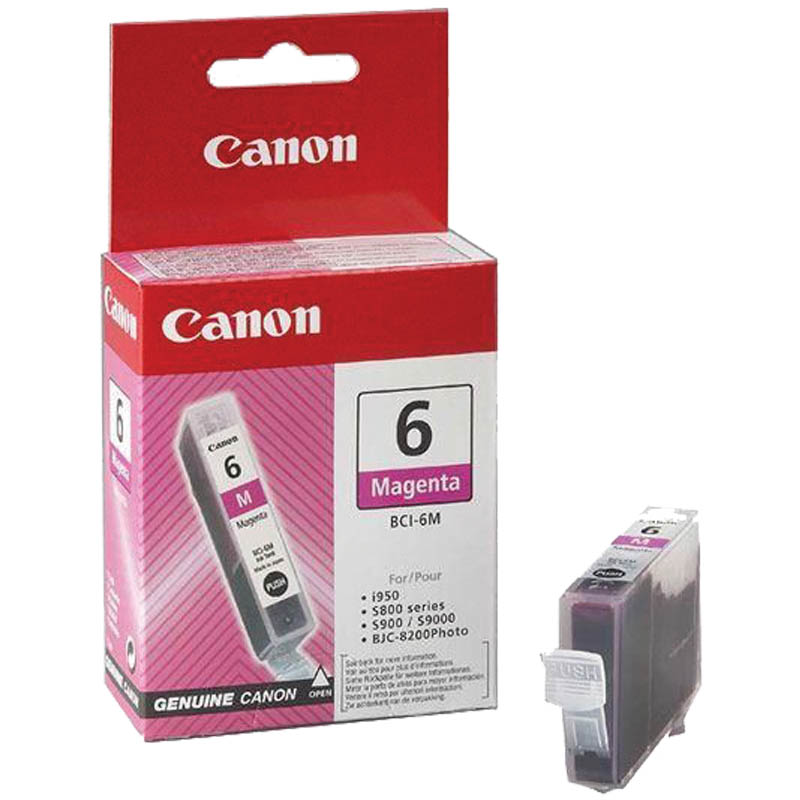 Картридж ориг. Canon BCI-6M пурпурный для Canon PIXMA iP-3000/4000/5000/6000/8500/MP-750/760/780