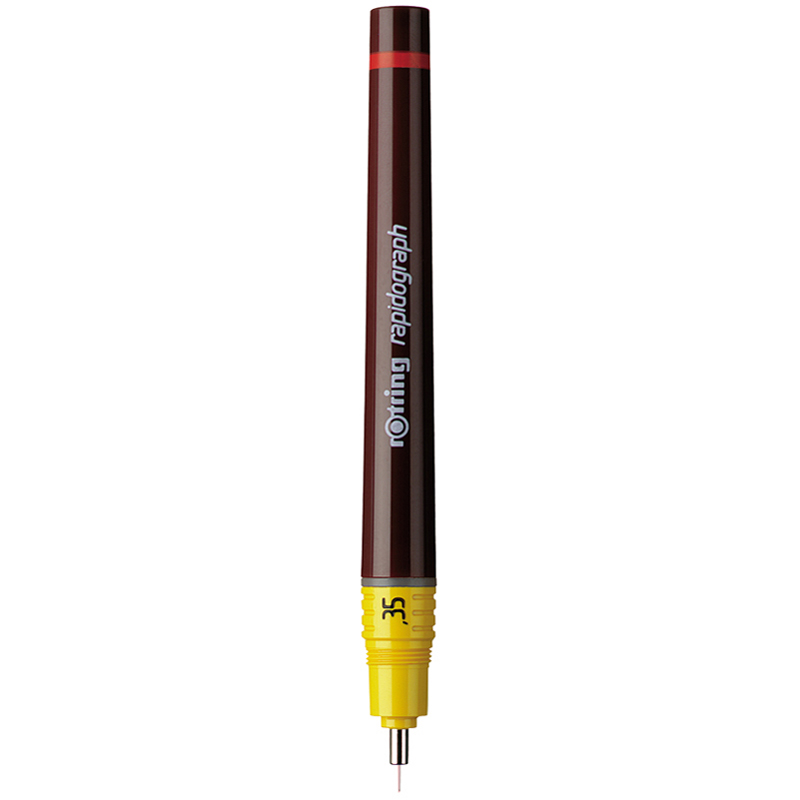 Рапидограф Rotring 0,35мм, пластик. корпус, картридж с чернилами
