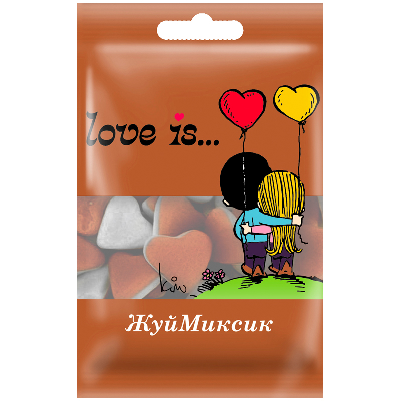 Жевательный мармелад  Love is…, шоколадный пудинг, 25г