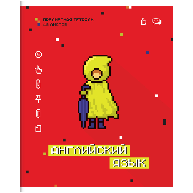 Тетрадь предметная 48л. ArtSpace "My game" - Английский язык, ВД-лак