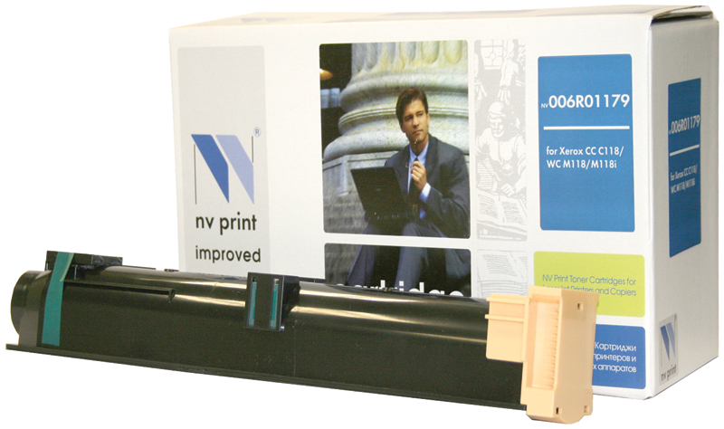 Тонер-картридж совм. NV Print 006R01179 черный для Xerox WC C118/M118/M118i