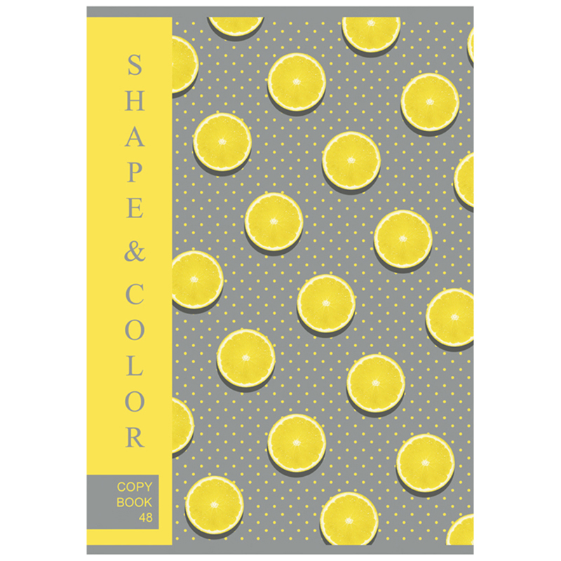 Тетрадь 48л., А4, клетка BG "Lemon Style"