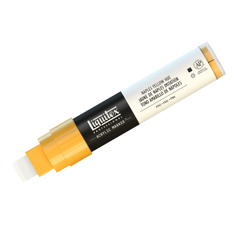 Маркер акриловый Liquitex "Paint marker Wide" 15мм, неаполитанский желтый