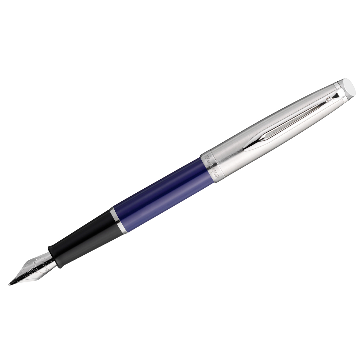 Ручка перьевая Waterman "Embleme Blue СT" синяя, 1,0мм, подарочная упаковка