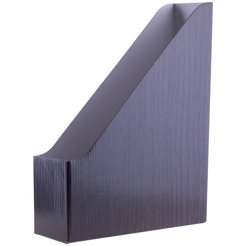 Накопитель-лоток архивный Атлант (микрогофрокартон), ширина 75мм, коричневый (венге, миланский орех)